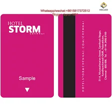 CMYK Printing Hot Sale Credit Card Size Cr80 Smart Hotel Key Card