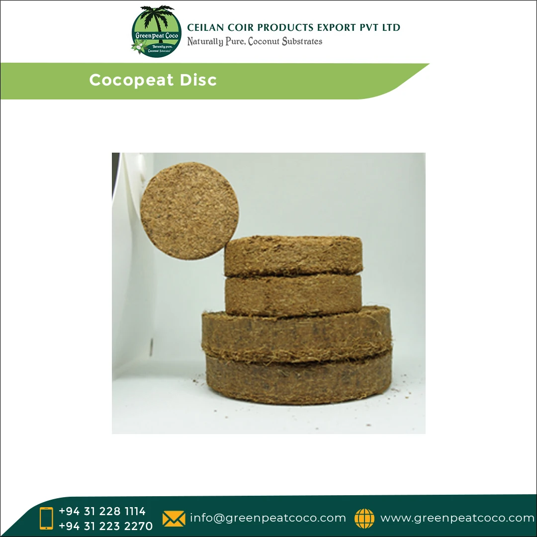 Wholesale Selling Greenhouse Horticulture 100% Natural Cocopeat Fiber Grow Disc for Planting Flowers at Reasonable Price