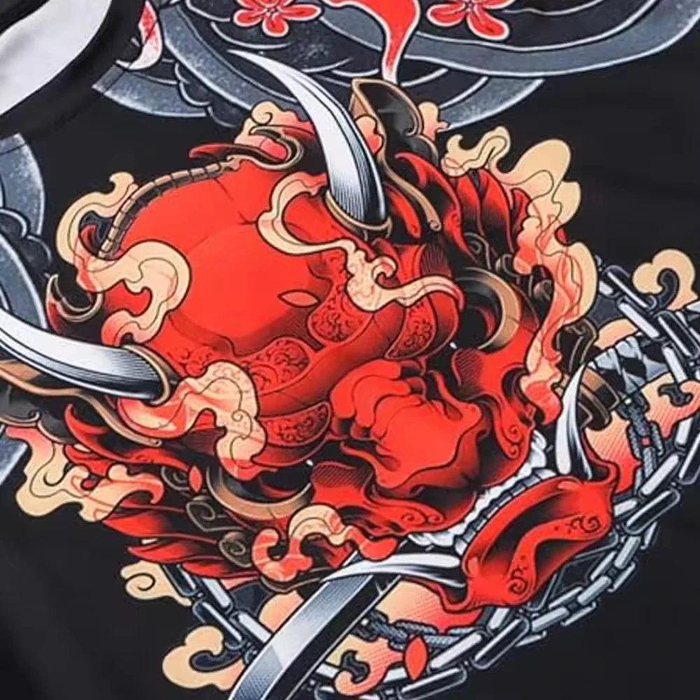 Colour Gradient BJJ Rashguards, MMA High Quality Custom design rashguards, Compressed Wholesale Rashguards