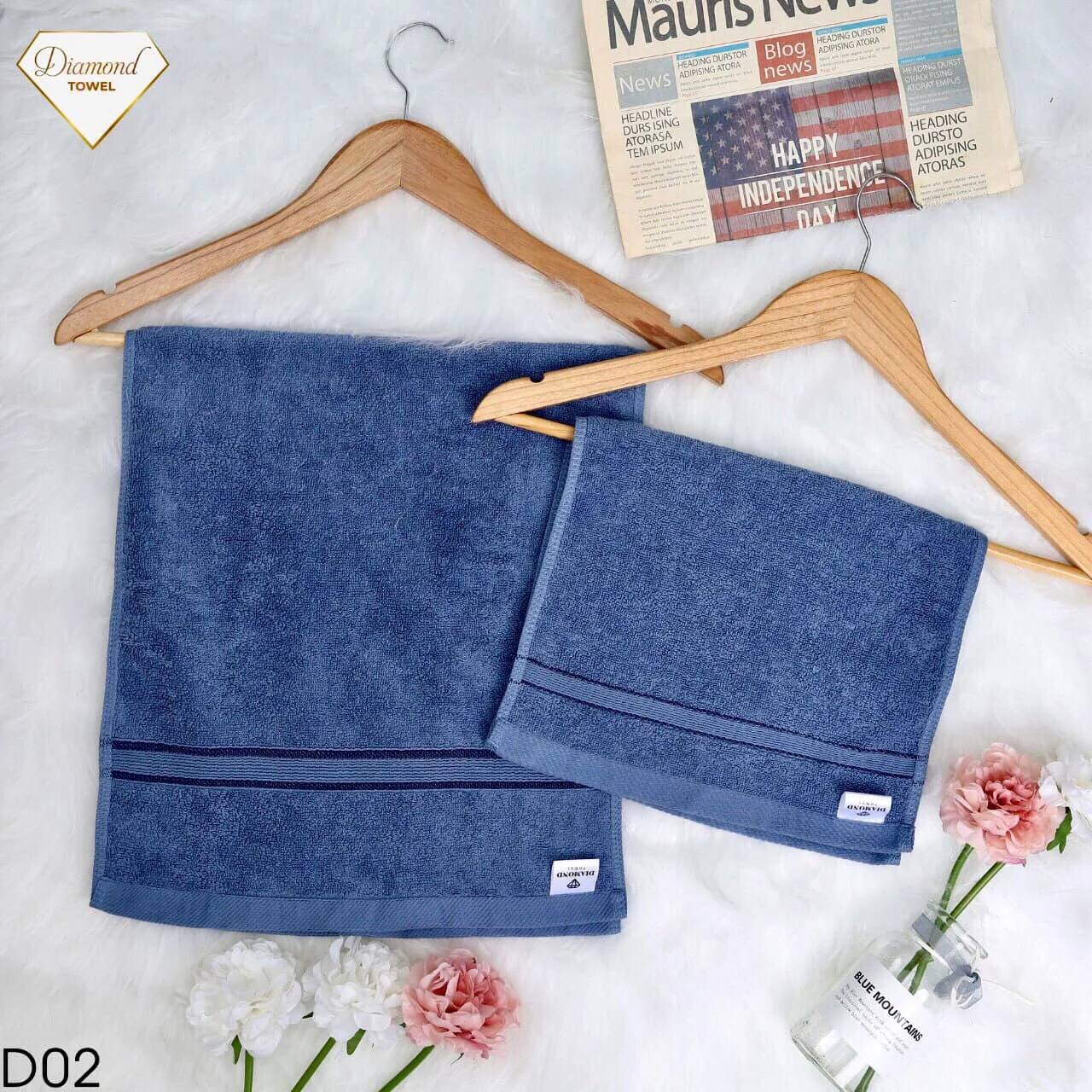Face Towel  Wholesale 100% Cotton Thicken Color Striped