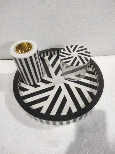 Bone Inlay Bakhoor Burner Handmade Bone Inlay Incense Burner Bone Inlay Tray Box Incense Burner Set By Blue Moon Exports