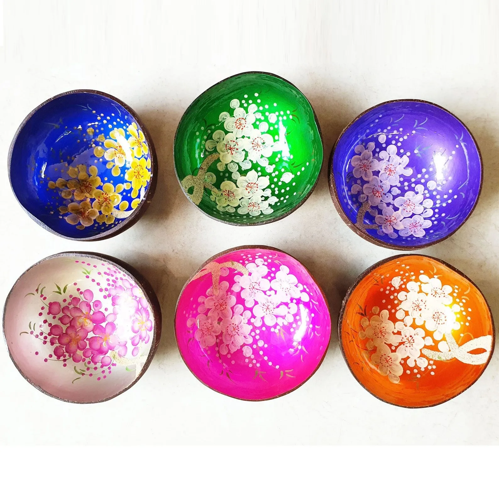 Vietnam lacquerware handmade painted lacquer decorative bowls cheap price lacquered bowl ready to ship