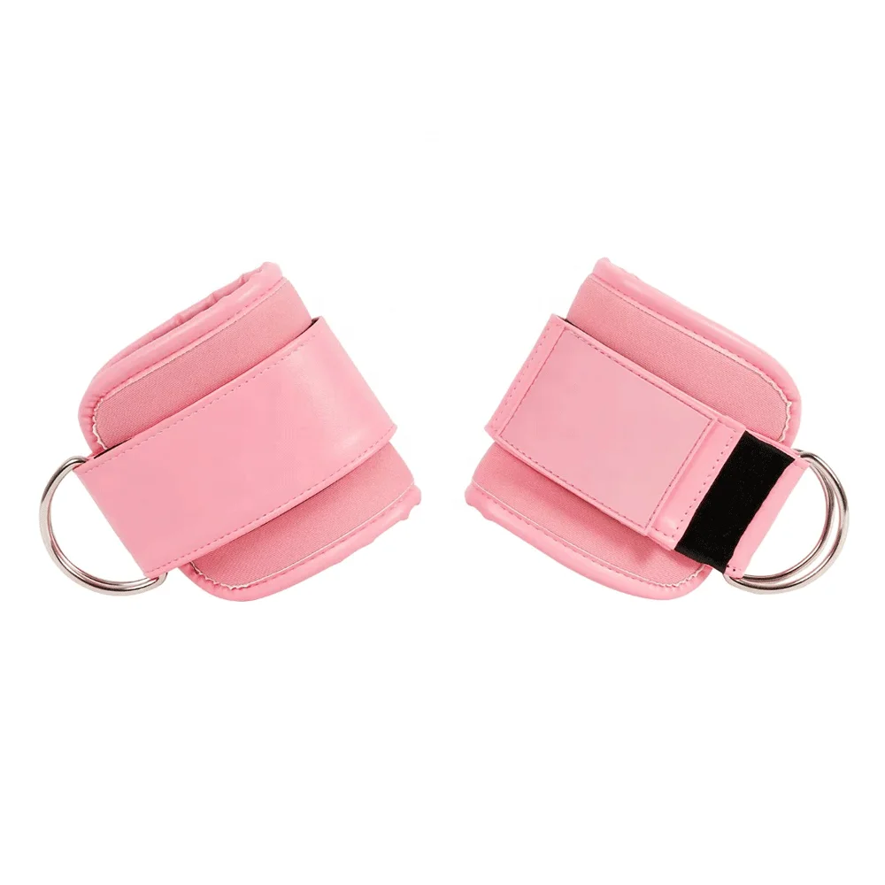 Gym Fitness Gear Ankle Straps Weight Lifting Cuffs Ankle Support Power Lifting Fitness Exercise Ankle Strap