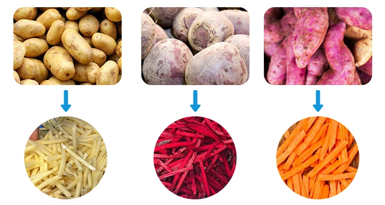 Potato rotary drum washer Root Vegetable Ginger Washing Peeling cutting Machine Line