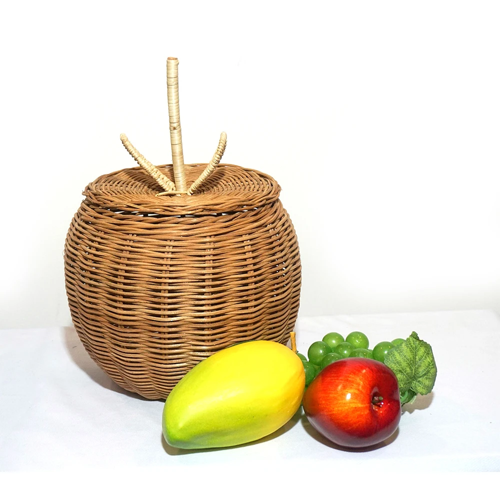 Best Price Eco Friendly Handmade 100% Natural Material Good Price Customized Order Fashionable Rattan Basket From Vietnam