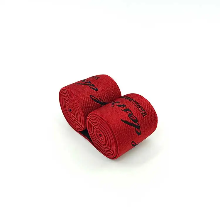 Customized Stretch Lace Trim Wholesale Elasticated Ribbon Patterned Elastic Ribbon