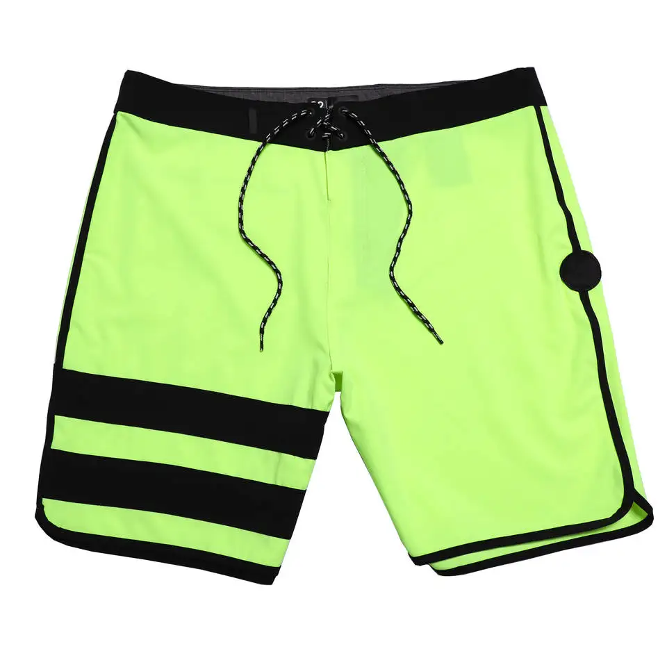 custom surf printing beach shorts swimming board shorts men boardshort mens swim trunks with compression liner
