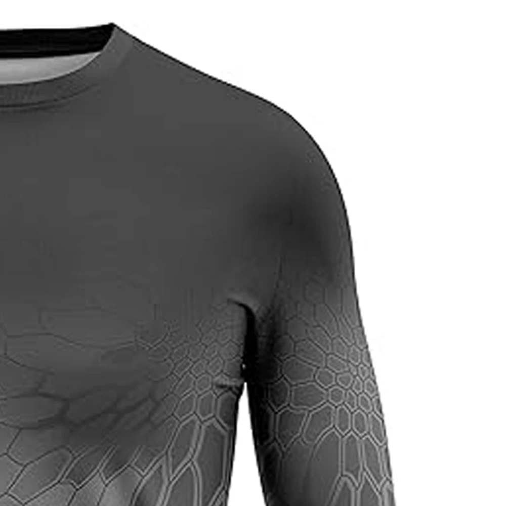 Быстросохнущая сублимационная рыболовная майка с УФ-защитой Мужская футболка длинным рукавом для взрослых