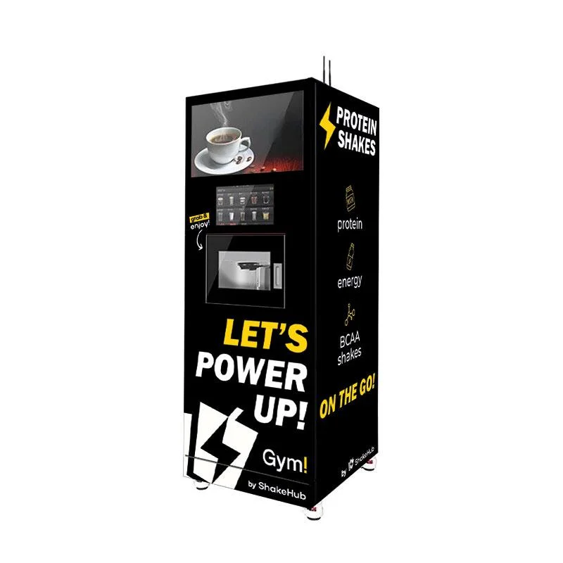 Smart Touch Screen Operate Protein Shakes Cold Energy Drink Vending Machine - Buy Protein Shakes Vending Machine