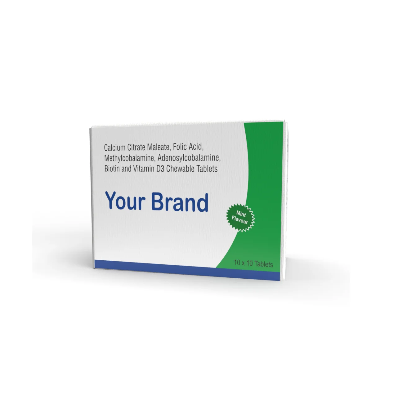 Healthcare Supplement Calcium Citrate Maleate Vitamin D3 Tablet Promotes the Consolidation and Maintenance of Bone Mass