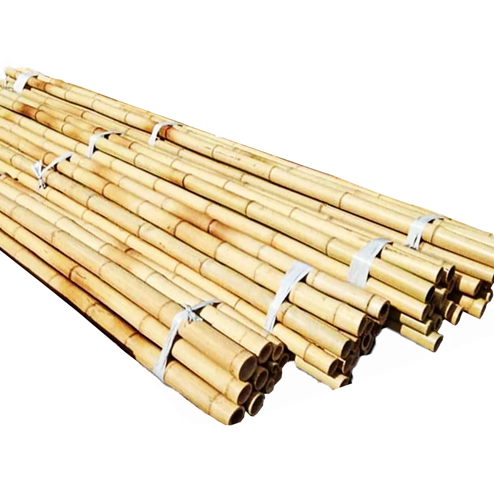 Tokin Bamboo poles for construction and interior decoration, used as bamboo houses, durable and environmentally friendly.