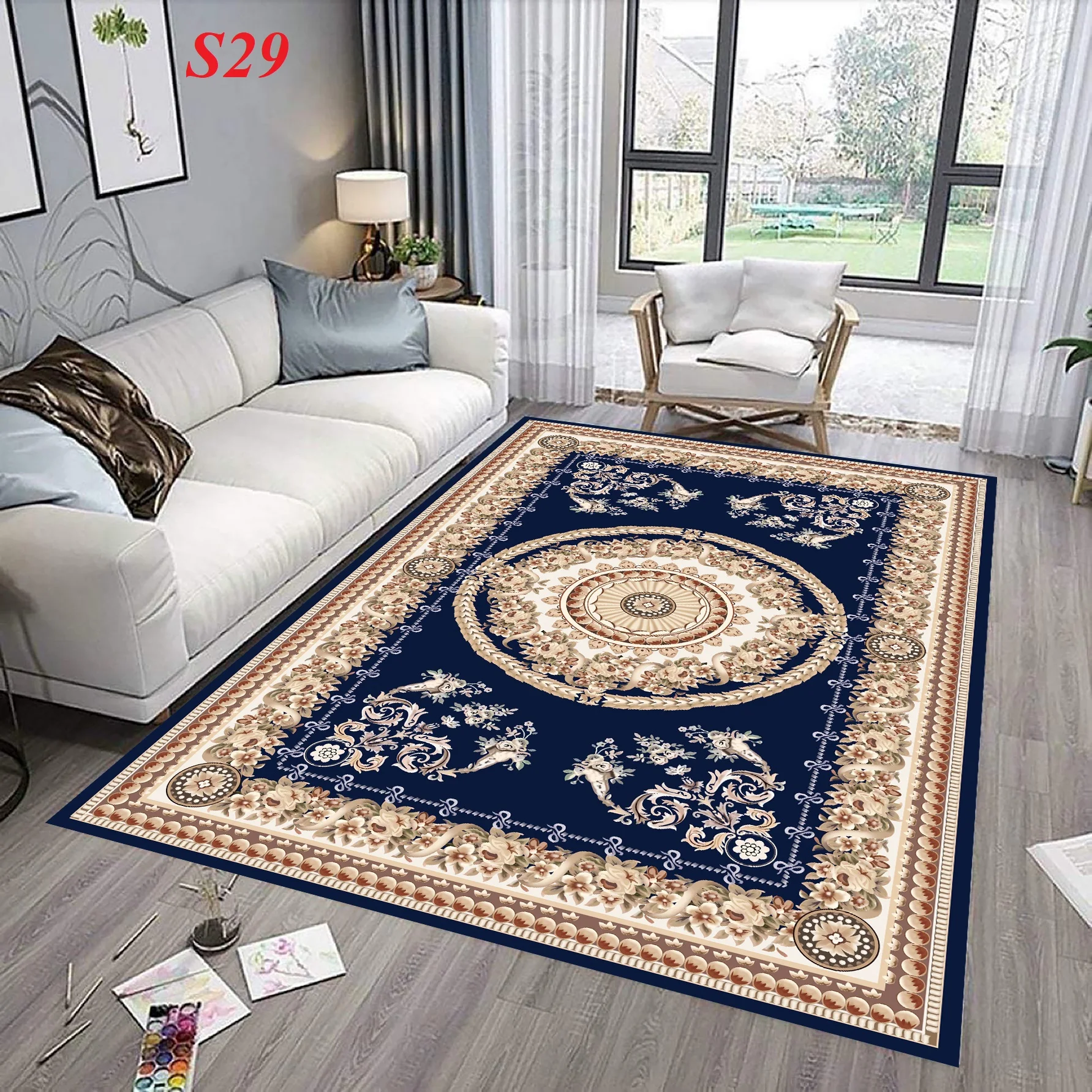 sharp 3D modern carpet Luxury area carpets and rugs living room carpet large home decorative