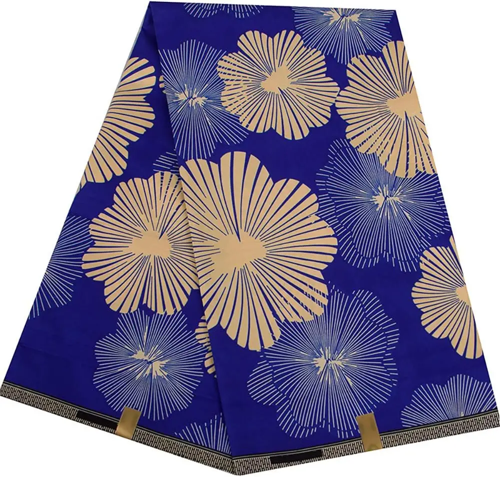 African Wax Printed Fabric High-Quality Holland Wax Loincloth Vibrant Patterns for Traditional Wear fabric crafts cotton INDIAN