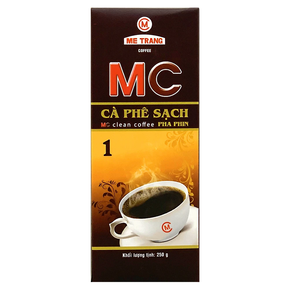 Coffee powder from Vietnam manufacturer - MC1 ground coffee with mixing Arabica Robusta coffee beans