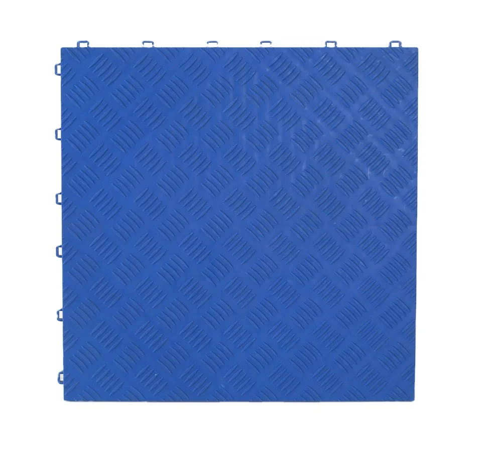 Plastic PP and Pvc Interlocking Garage Floor Mats Grate for Mobile