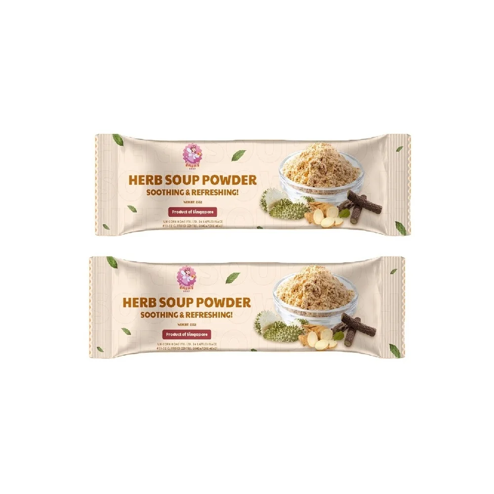 Import Low-calorie Singapore Durian White Locule Membrane Ambient Herb Soup Powder 20G With 24 Months Shelf