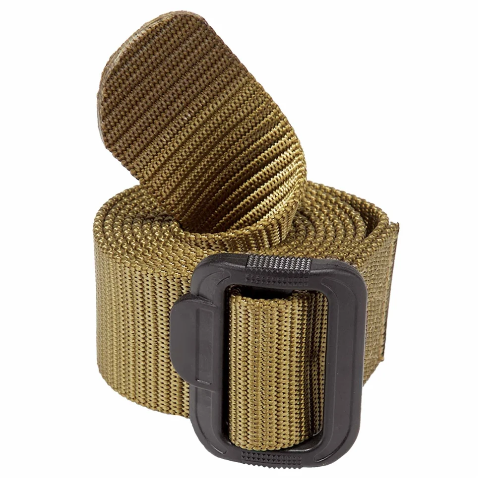 Hot Selling Combat Tactical Belt Outdoor Survival Durable and Heavy Duty Nylon Tactical Belt with 2 tool Pouch
