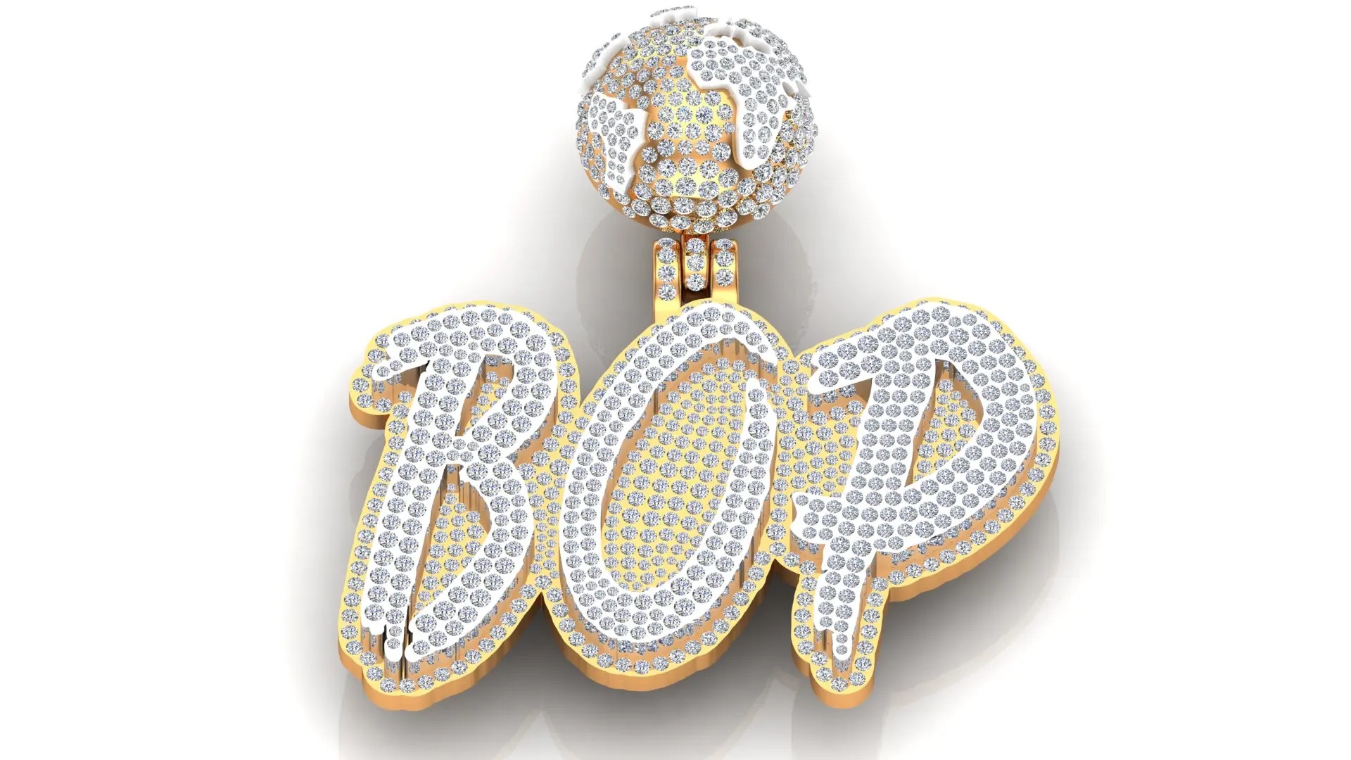 Pass Diamond Tester VVS Moissanite Fashion Jewelry Iced Out Pendant Men Silver Custom Letter Pendant