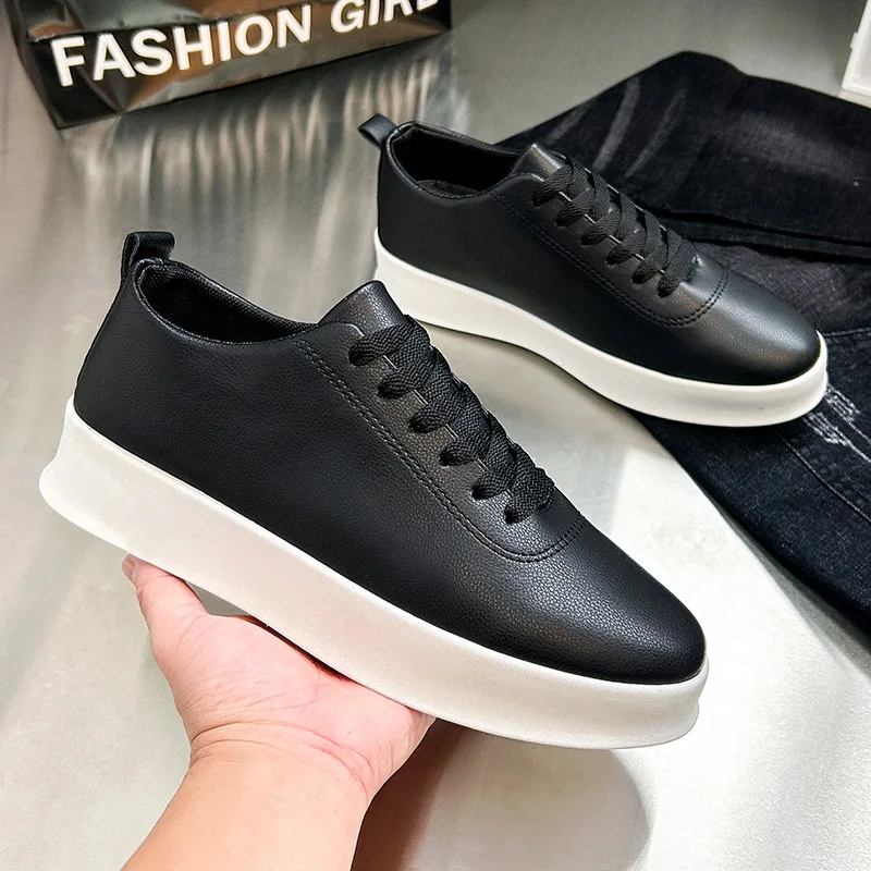 New Men`s White Black shoes Sports Walking style Male Unisex Sneakers