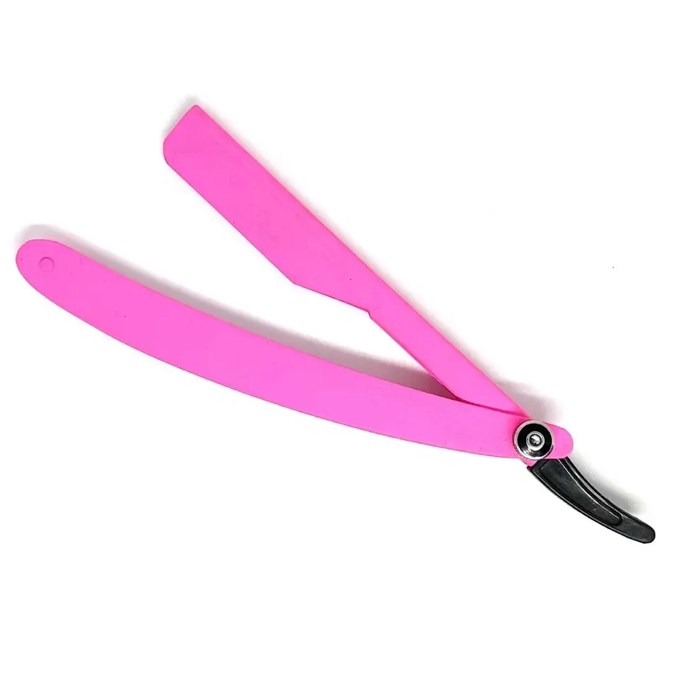 Salon Traditional Disposable Razor Manual Folding Barber Shaving Knife Cut Shaving Razor Eyebrow Head Hair Straight Edge Raz