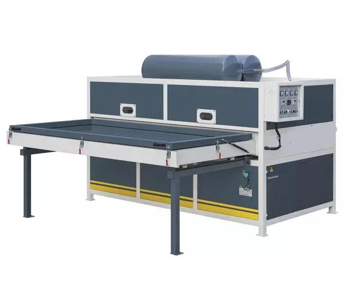 automatic cabinet wooden door mdf furniture PVC flim vacuum membrane press laminating pressing machine price