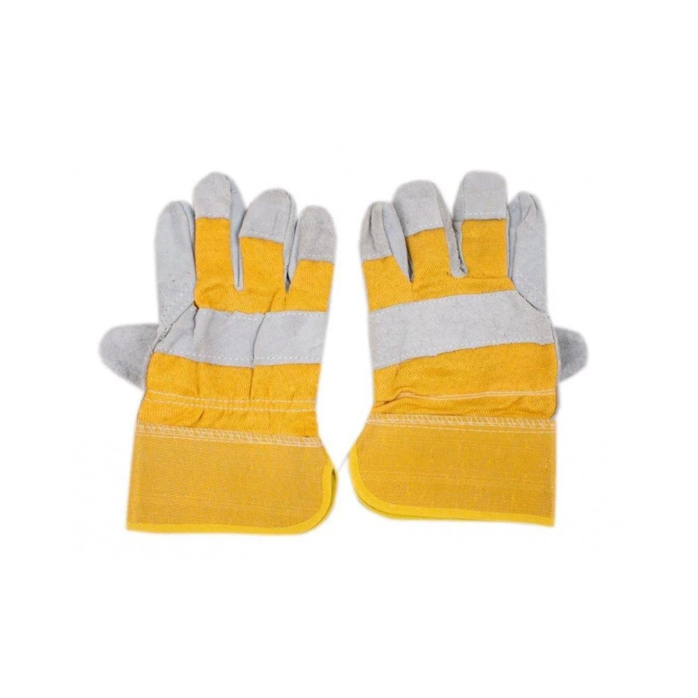 Fashion Men Genuine Sheepskin Leather Gloves Autumn Winter Warm Cashmere Full Finger Leather Gloves