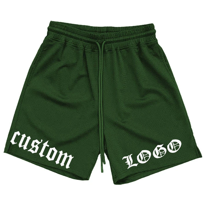 2024 New Style  Mens Casual Fitness Sports Basketball Short Pants Summer Workout Custom LOGO Mesh 5 Inch Gym Shorts For Men