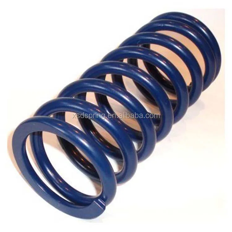 Цветная индивидуализированная Нижняя пружина амортизатора грузовика большого диаметра для автомобиля