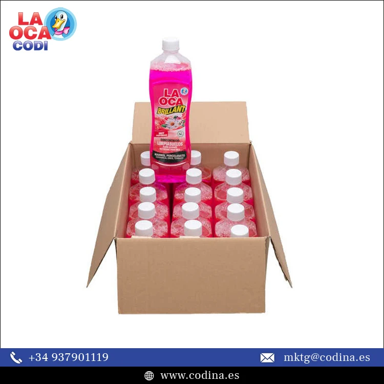 Household Cleaning Supplies Premium Quality LA OCA BRILLANT FLORAL 1L Liquid Floor Cleaner for Effective Floors Cleaning