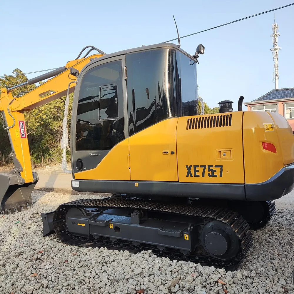 Used XE60 XE75 XE85 6TON 7TON 8TON Excavator China Hot Sale Mini Crawler Hydraulic Excavator With Attachments in Cheap Price