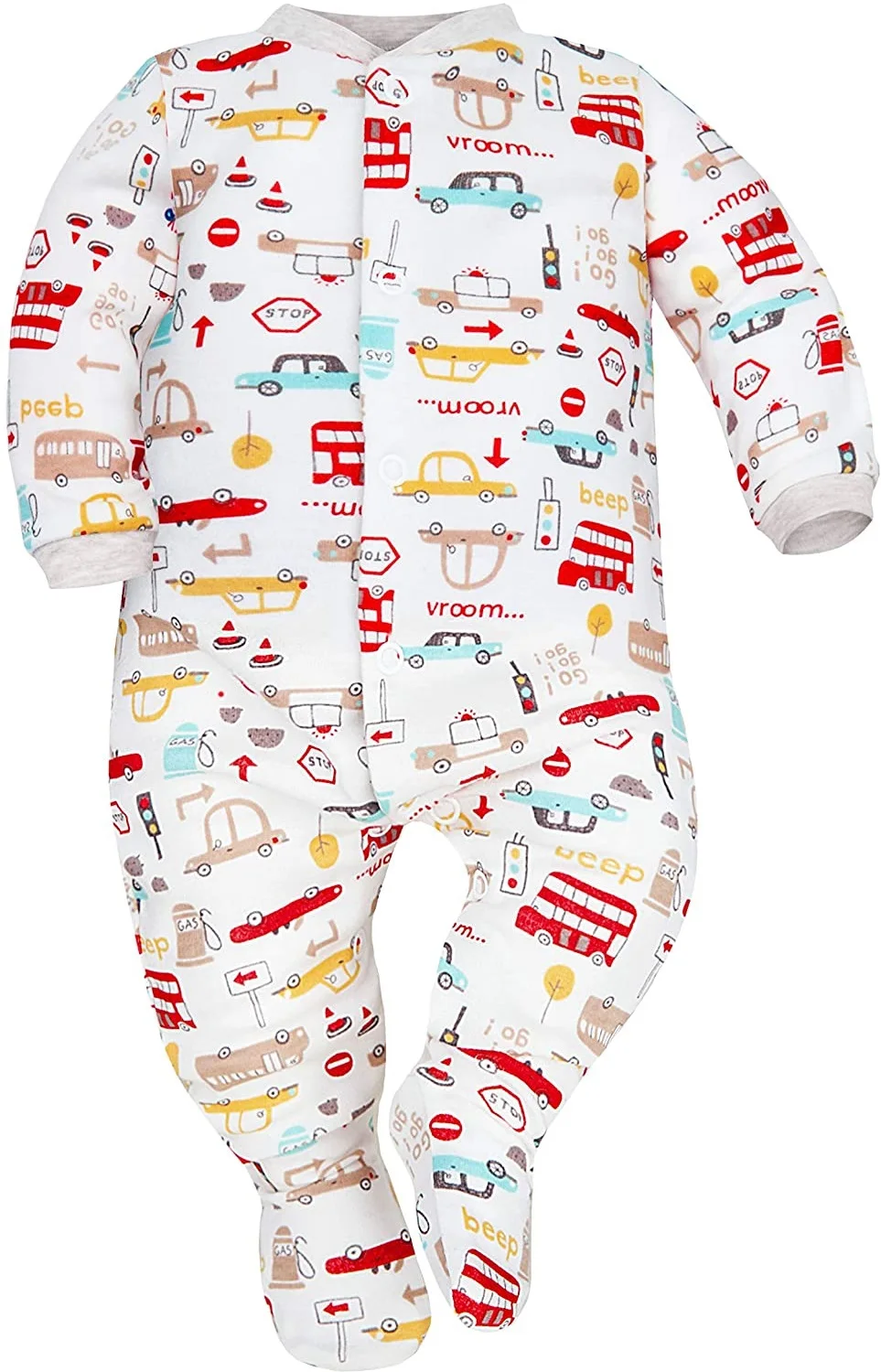 High Quality White color cute baby rompers with bottles and star printed pure cotton Footie Rompers Neutral Baby Apparel infants