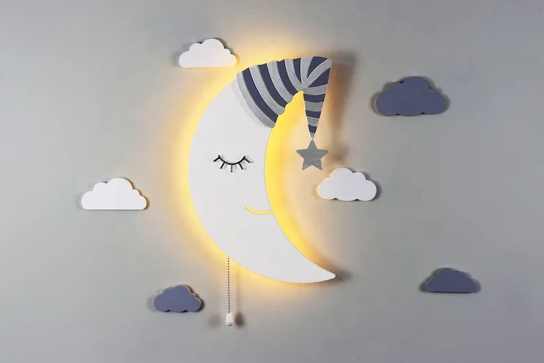 2023 на заказ красивые украшения детской комнаты персонализированные милые декоративные деревянные развивающие игрушки для