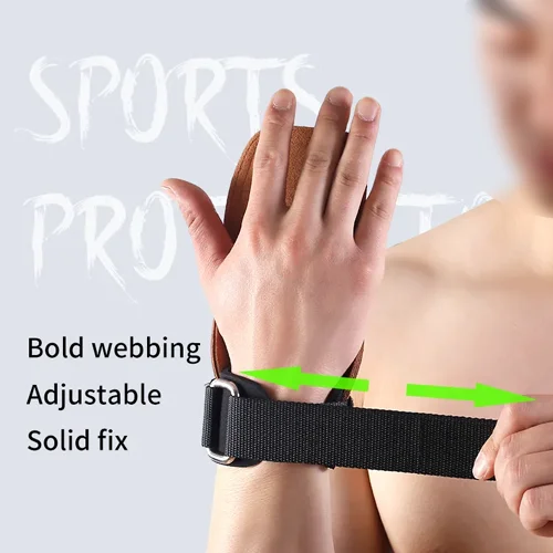 Leather hand grips cross fit custom gymnastic grips carbon cross fit hand grips bear komplex