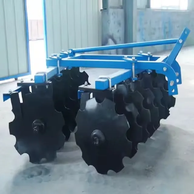 Farm tractor 3 point offset disc harrow for sale 12 14 cultivator best price hand tractor 4ft disc plow Cheap Price