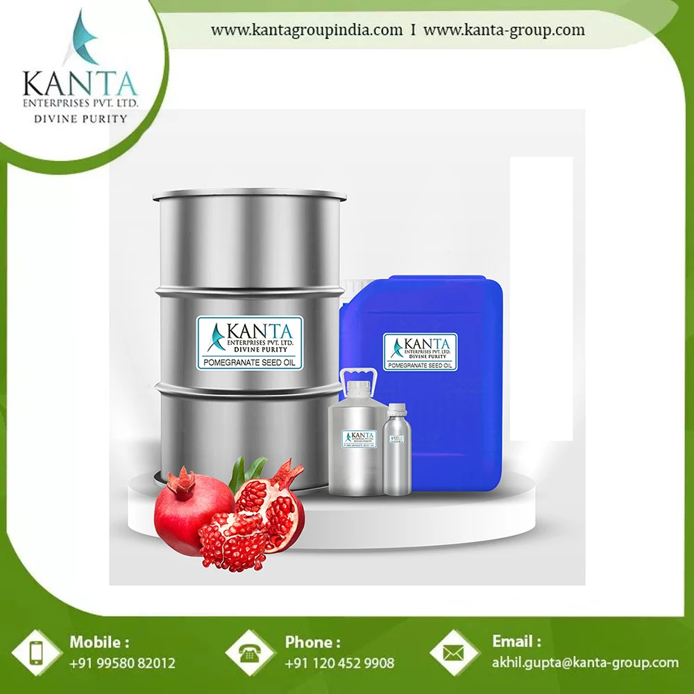 100% Pure Organic Pomegranate Seed Oil Cold Pressed Pomegranate Seed From Indian Manufacture