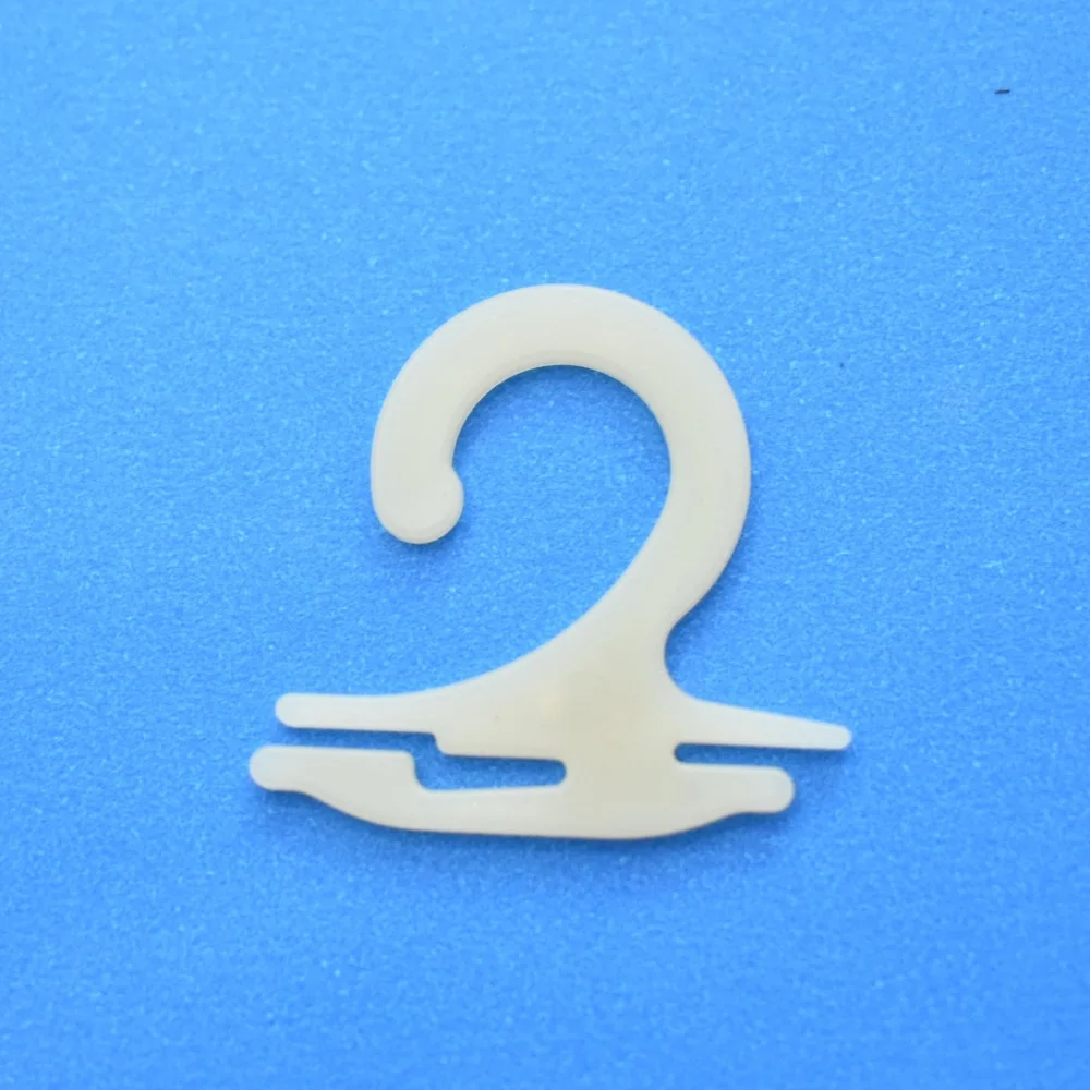 Garment accessories biodegradable eco friendly product Hook for Socks 8 hot selling snap buckle socks hook white black hanger