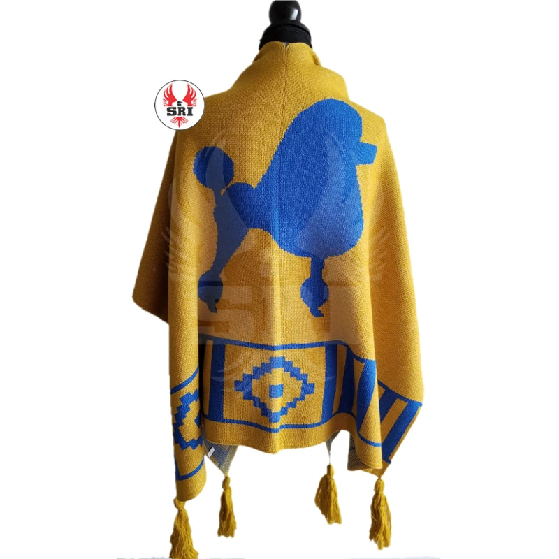 Sigma Gamma Rho Sorority Lady Sublimated Cape Shawl  | SGRHO Sororities Women Custom Sublimated Cape Shawl