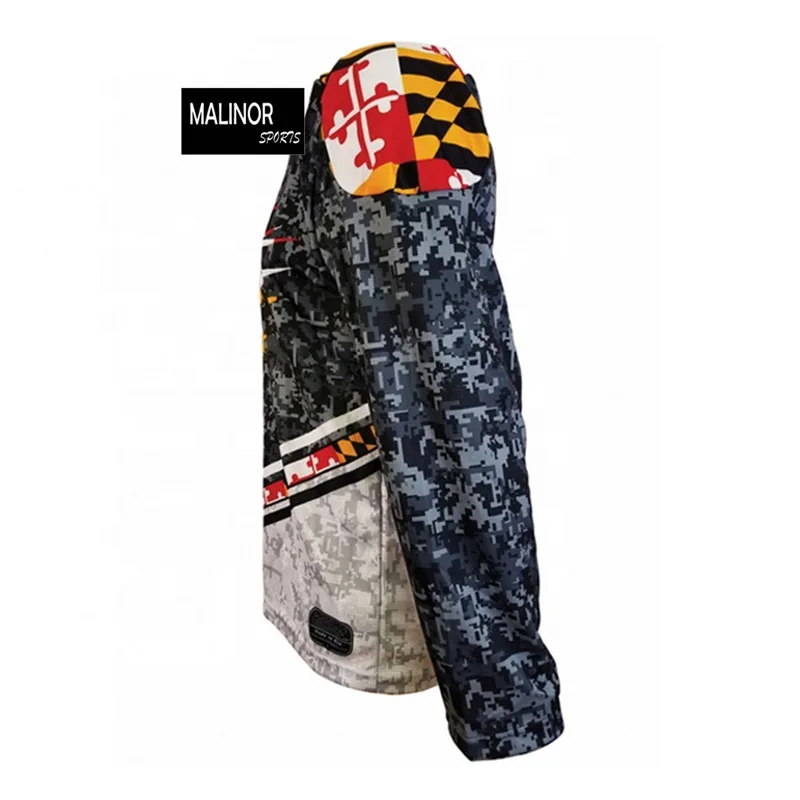 Personalized Custom Design Your Own Sublimation Ice Hockey T Shirt Cheap 100 Polyester Embroidery Unisex OEM Customized Customs