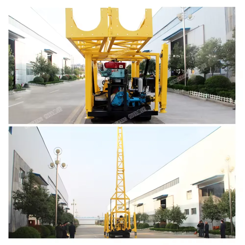 Hengwang HW190L borewell drilling rig crawler small hydraulic water well drilling rig machine price for sale