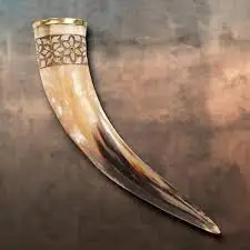Buffalo drinking horn new design best quality bar accessories and beer and wine use buffalo viking horn