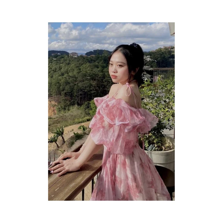 Summer Dress High Quality Sustainable For Women Clothing Beautiful Design Customized Color Vietnam Manufacturer