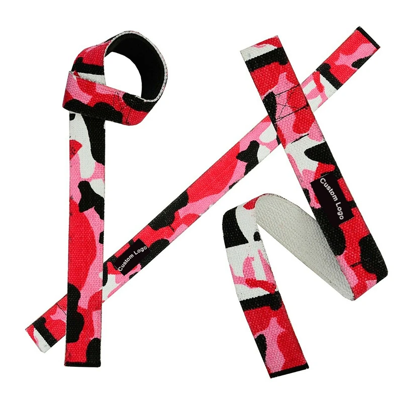 Wholesale OEM Custom Logo Gym Training Weightlifting Wrist Straps Figure Heavy Duty Weight Lifting Straps