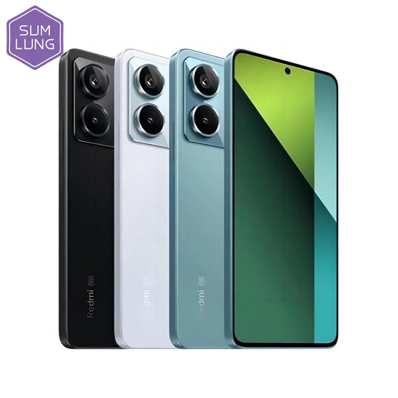 In Stock Global Version Xiaomi Redmi Note 13 Pro 5G Snapdragon 7s Gen 2 200MP OIS Camera 67W Turbo Charging 120Hz AMOLED NFC