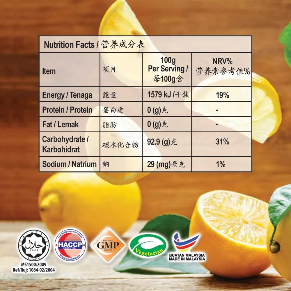 Hot Selling Individual Sachet Blended Healthy Lemon Fruit Tea Bags Easy to Prepare Suitable For Vegetarian