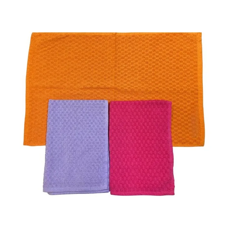 Home Textile Polycotton Kitchen Dish Cleaning Cloth Multipurpose Soft Absorbent Kitchen Towel Napkins at Discounted Price