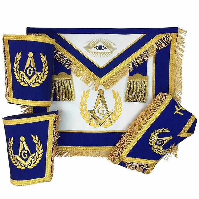 Custom Masonic Master Mason Apron Pakistan Made High Quality Design Masonic Regalia Apron