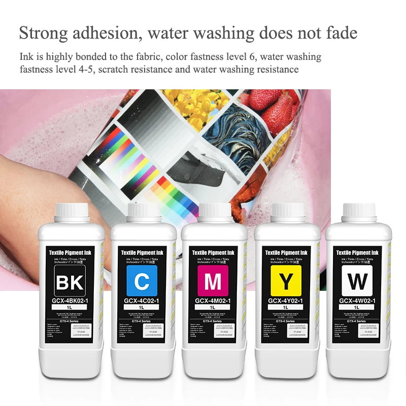 1000ml DTG Pigment Ink High Quality Brother GTX/GTX Pro/GTX600 Textile Ink for Garment Printing
