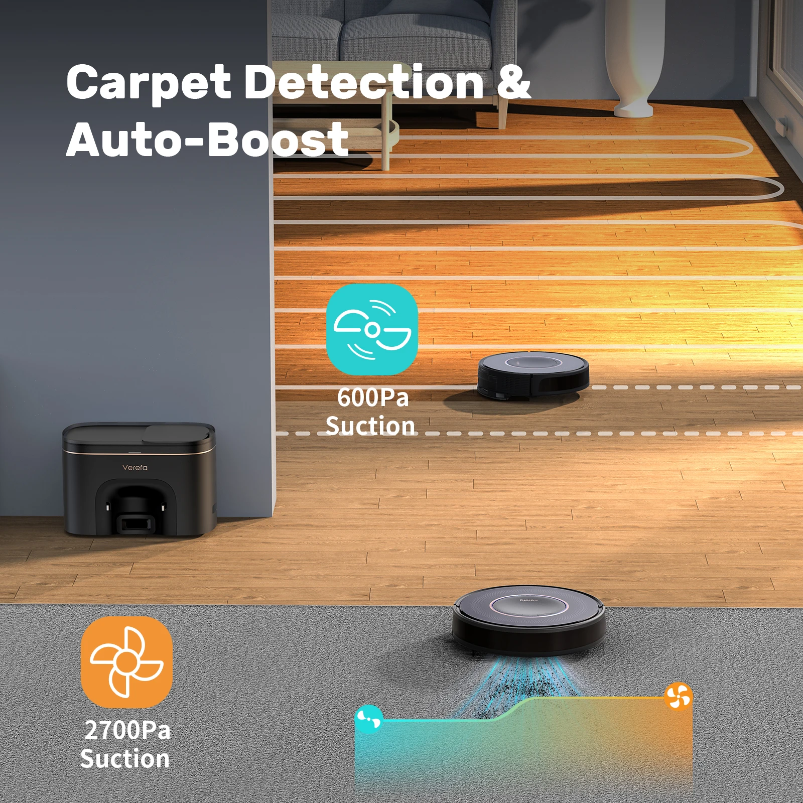 Умный пылесос Google & Alexa Tuya с автоматической зарядкой Wi-Fi