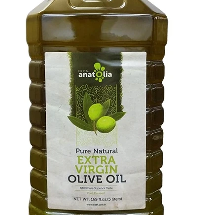 From Anatolia Best Liquid Olive Oil High Quality Glass Bottle Cold Press Extra Virgin Olive Oil 5 LT Aegean region Olive Oils