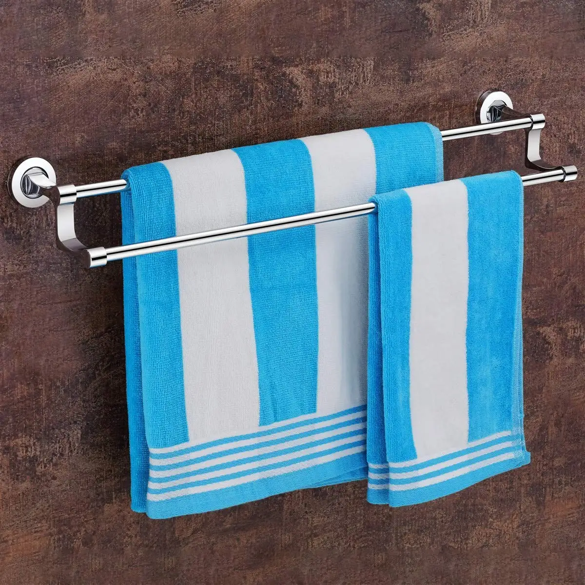 bathroom accessories/folding towel rack/Wholesale Silver Stainless Steel Hanging Wall Mounted Clothes Holder Stand Baby Cloth